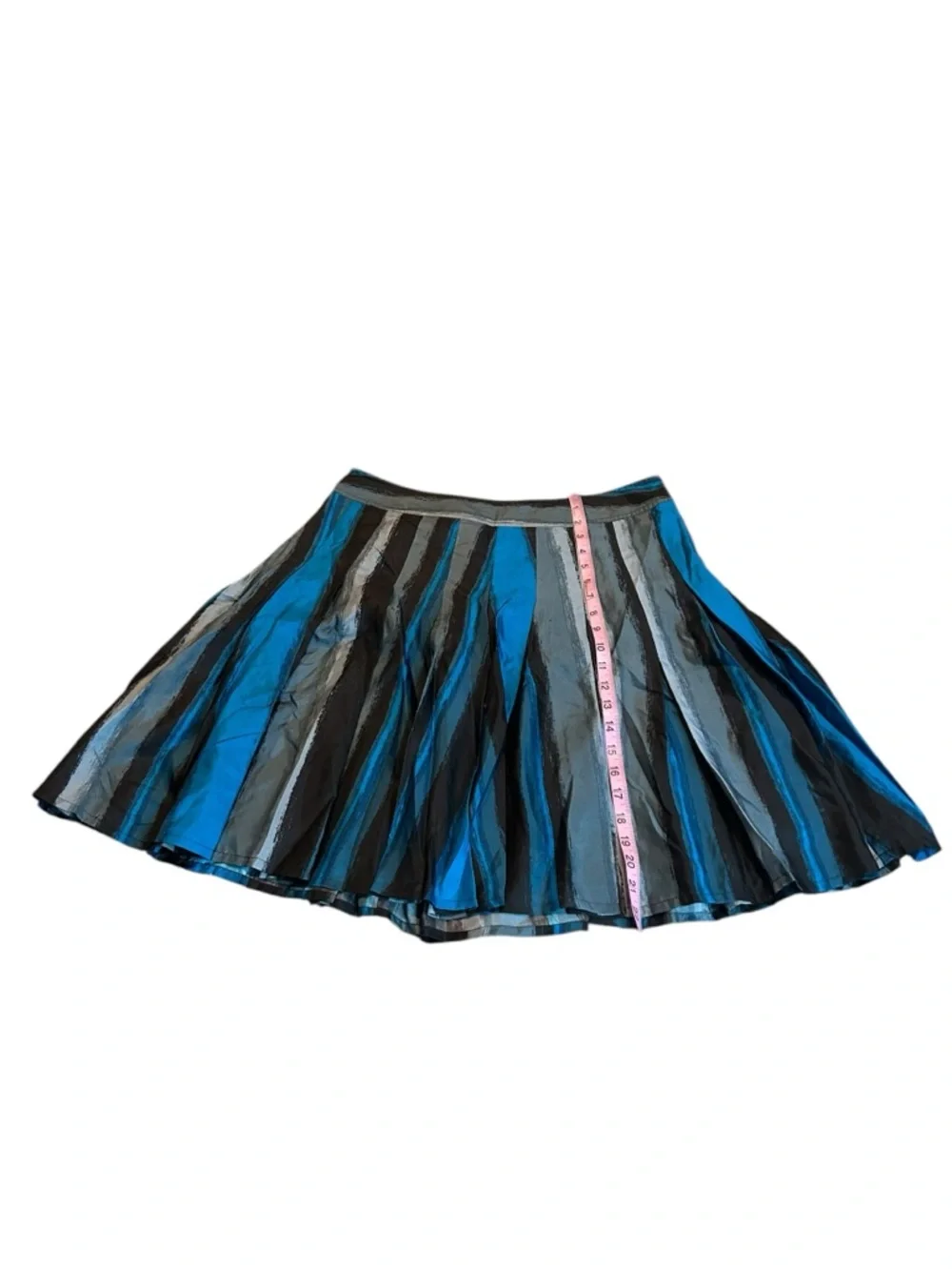 DKNYC pleated silk skirt